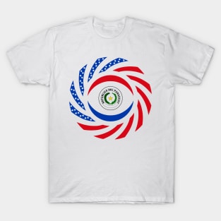 Paraguayan American Multinational Patriot Flag Series T-Shirt